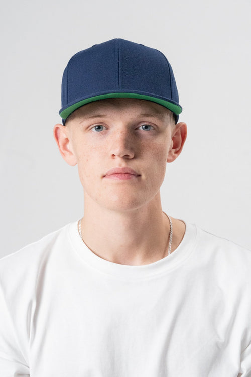 Classic Snapback - Navy - TeeShoppen Group™