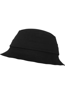 Chapeau Bucket en coton sergé - Noir