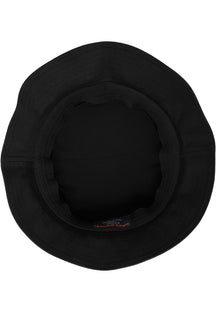 Chapeau Bucket en coton sergé - Noir