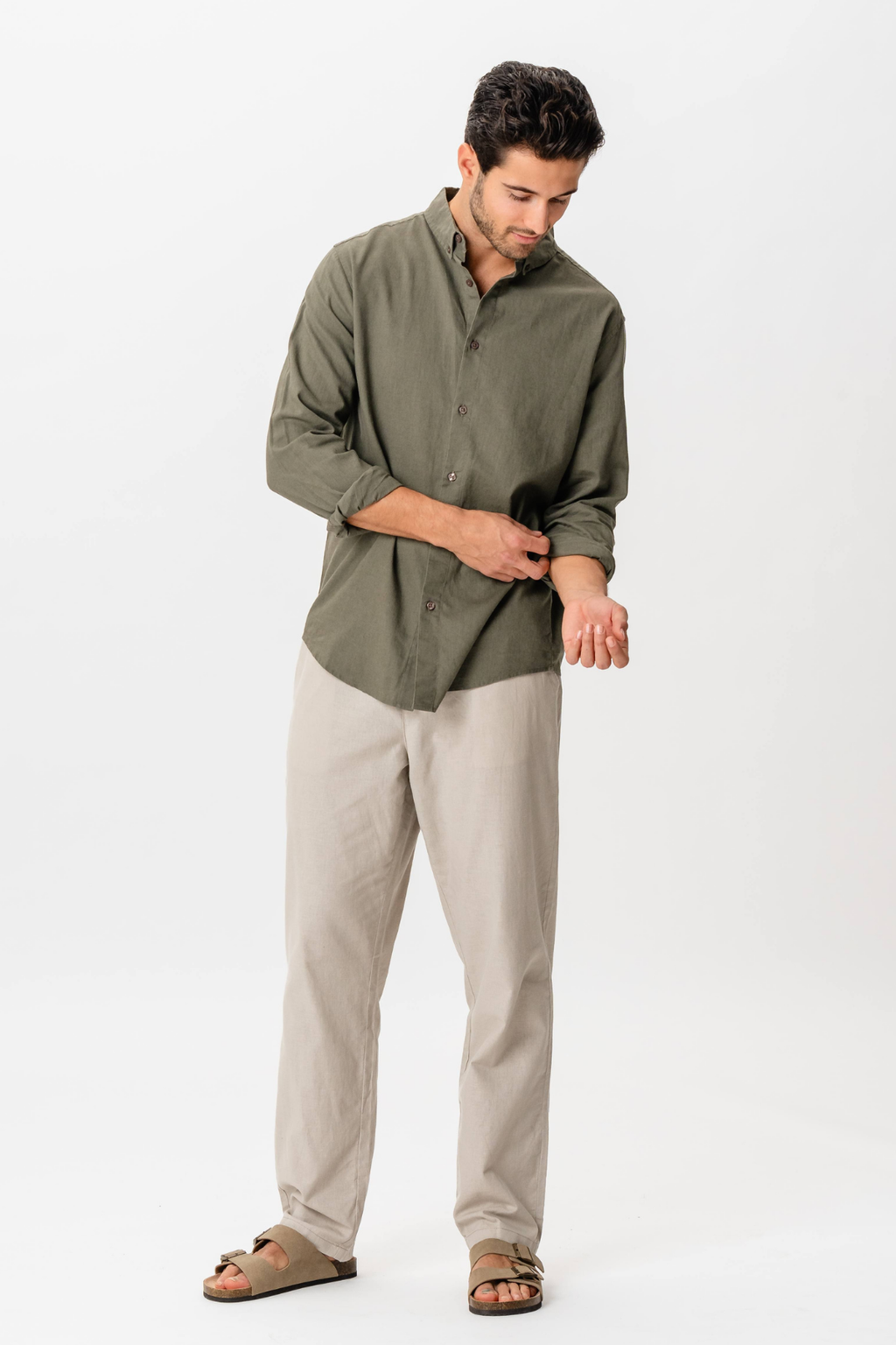 Linen Shirt - Army