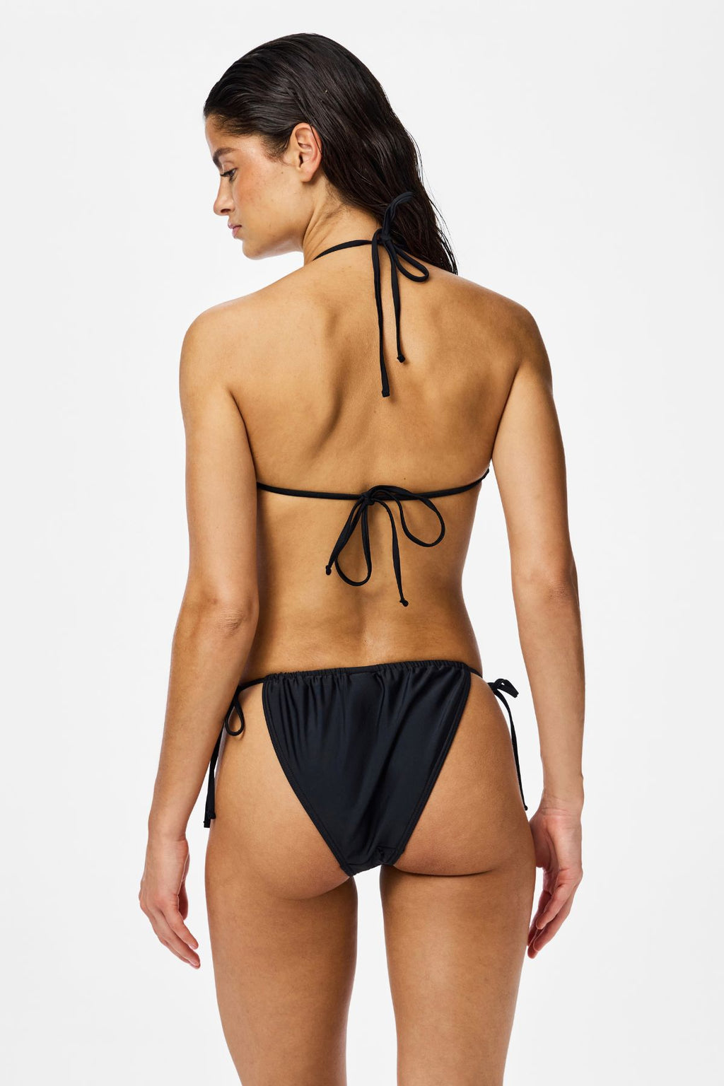 Haut de bikini triangle Baomi - Noir
