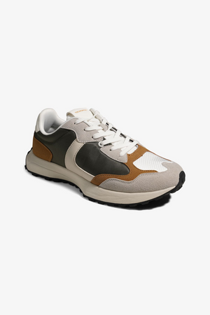 Klassieke Runner - Wit/kaki