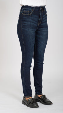 Le jean skinny de performance original - Donim bleu foncé