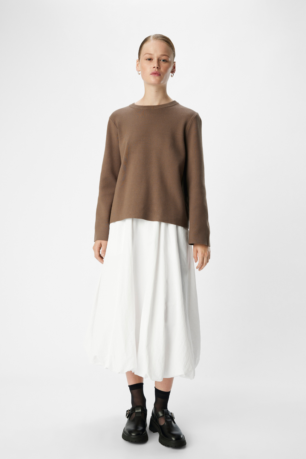 Reynard O -Neck -pullover - Morel