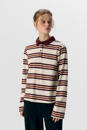 Nana L / S Polo Top - Java