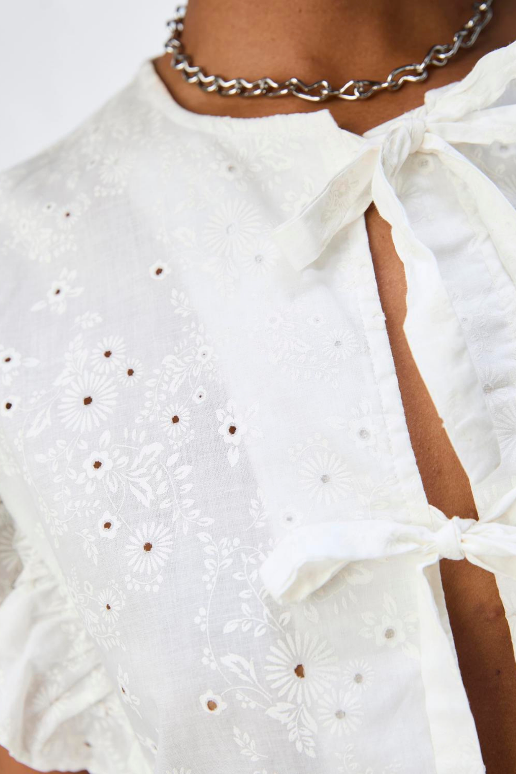 Cilie Top -  Cloud Dancer