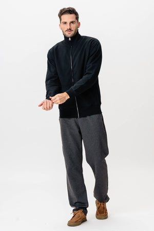 Sweatshirt Zip - noir