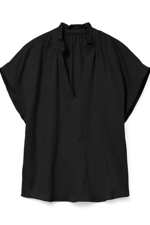 Top Natali à col en V - Noir
