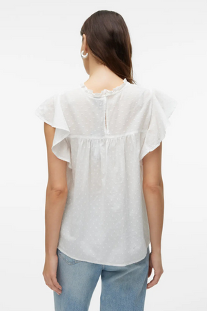 Trine Lace Top - Snow White