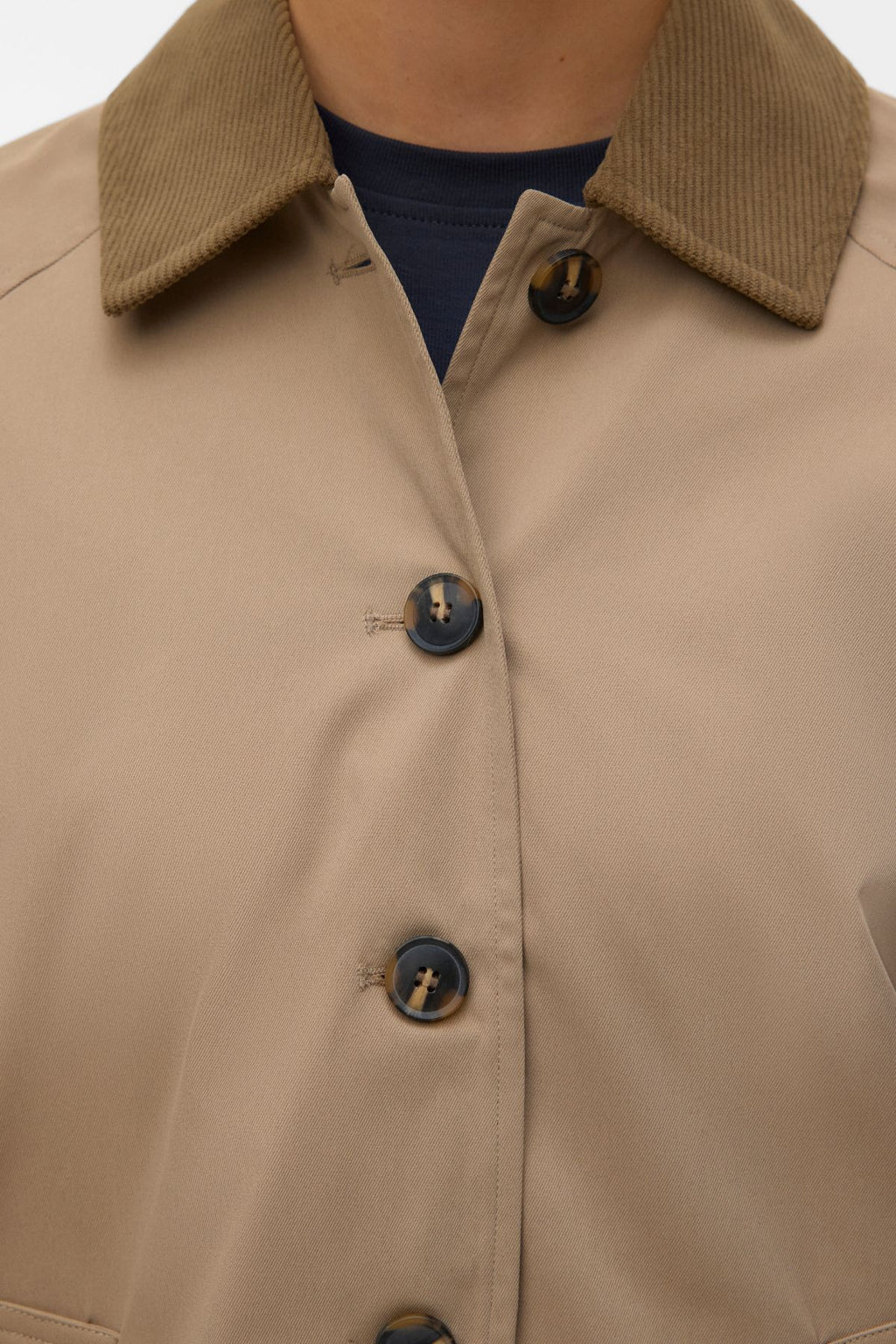 Chelseafia kort jack - zilvermink