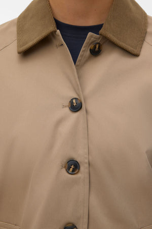 Chelseafia kort jack - zilvermink