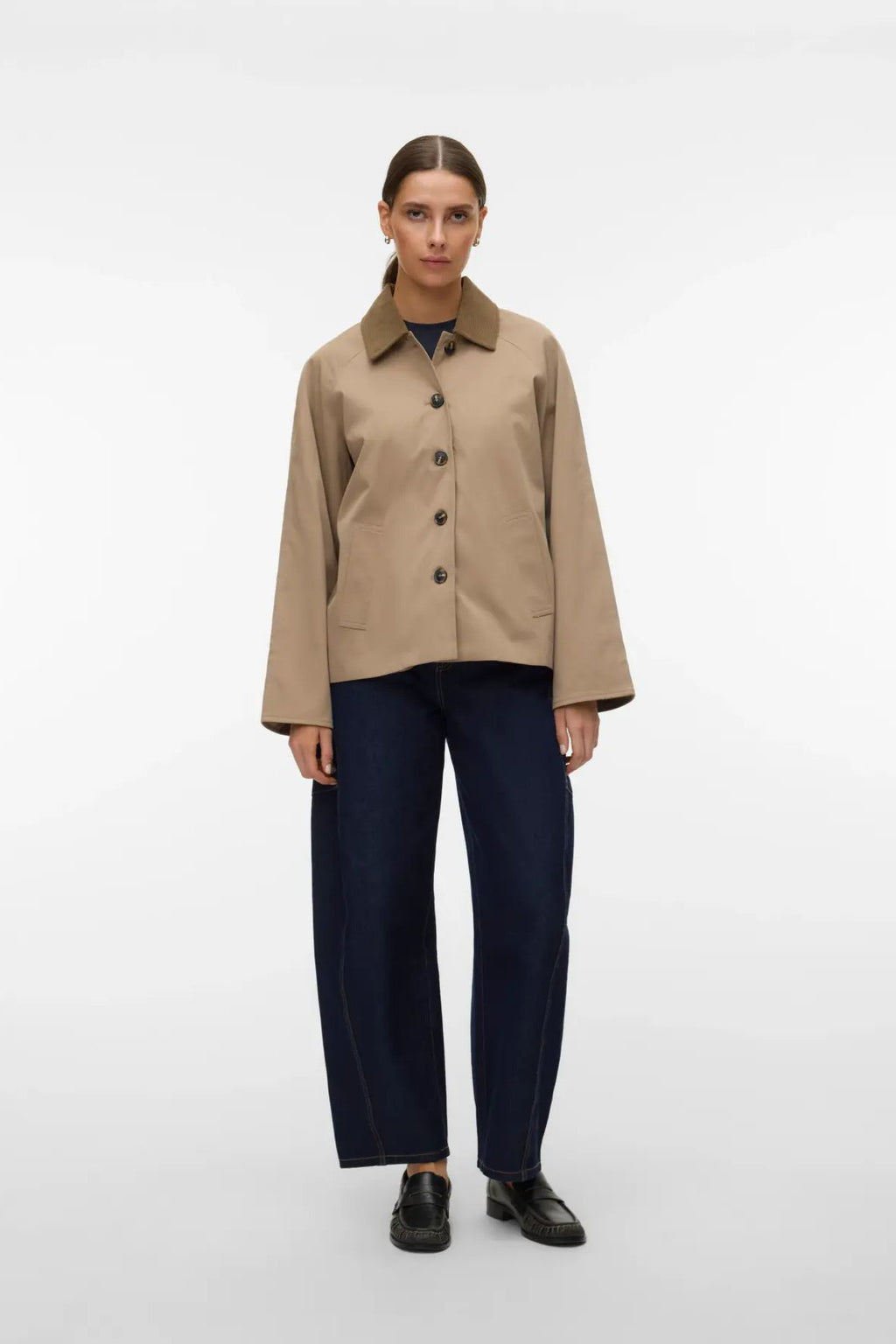 Chelseafia kort jack - zilvermink