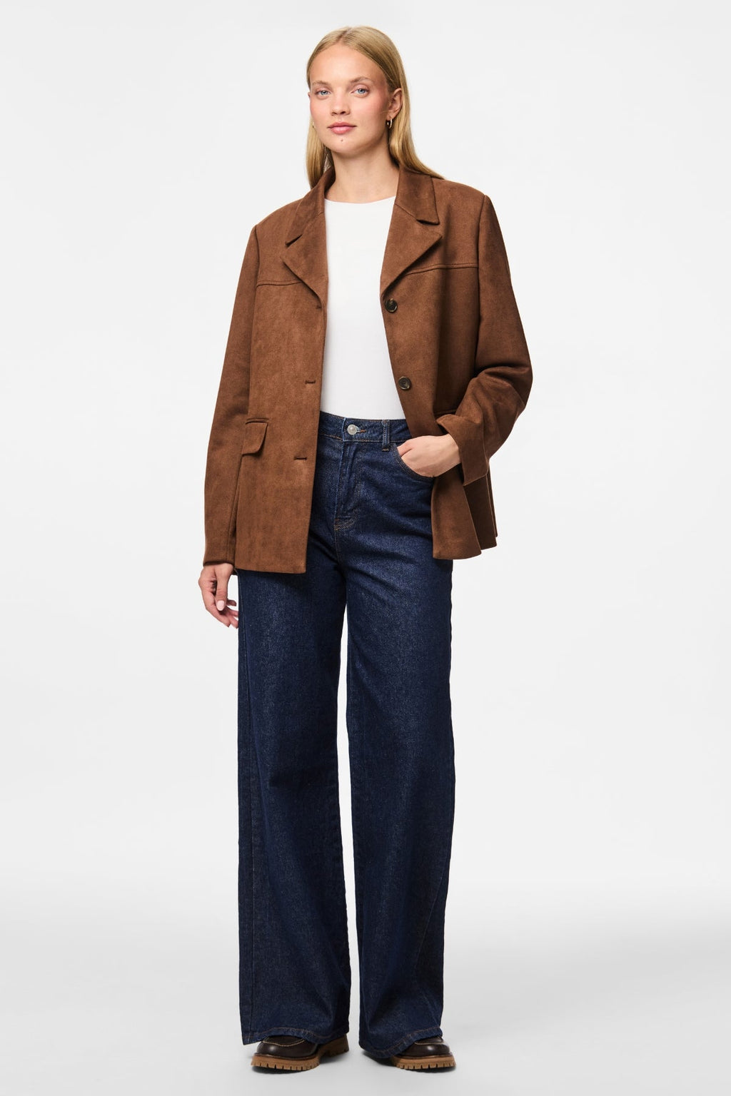 Blazer d'extérieur brossé Rakel - Downtown Brown