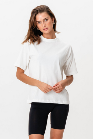 T-shirt BoxFit - beige clair