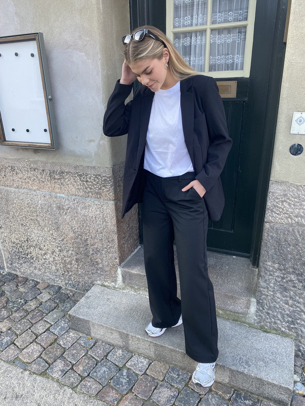 Lisa large pantalon - noir