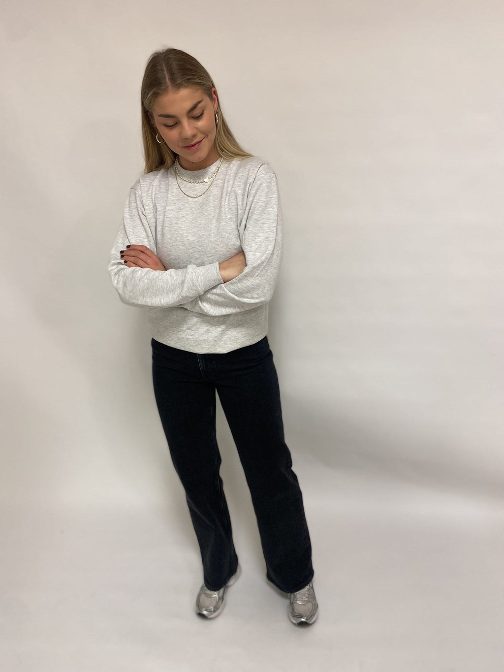 Basic Crewneck - Ash Gray (femmes)