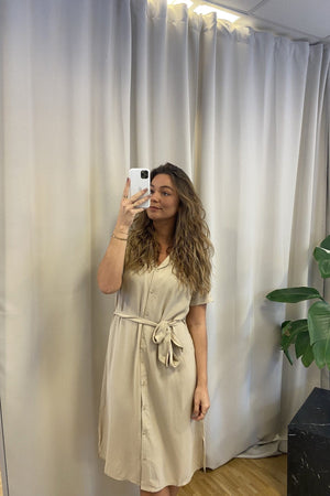 Olivia -jurk - witte peper