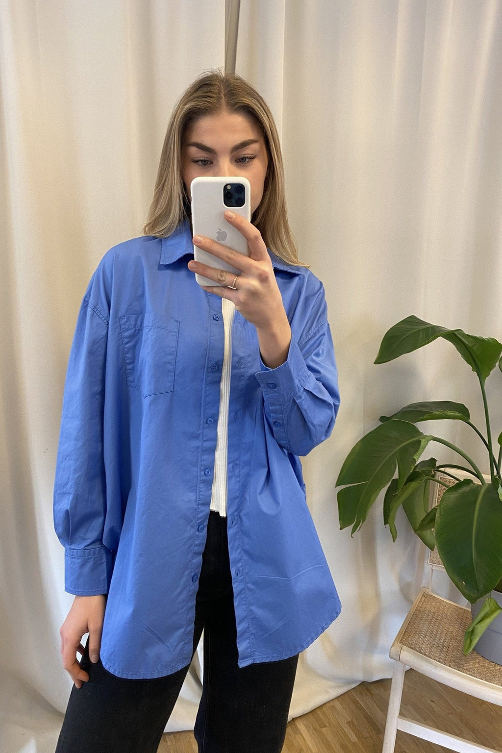 Corina Shirt - Bleu marine