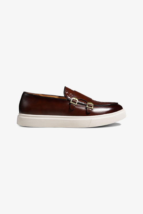 Loafers Leather Snaffle - Brown - TeeShoppen Group™