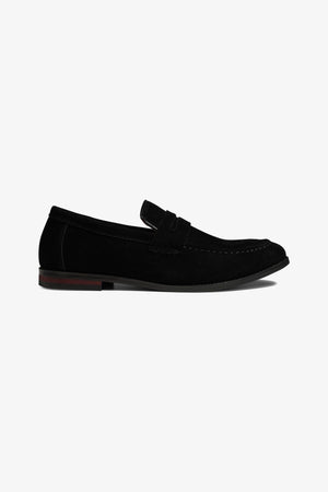 Mocassins en daim - Noir