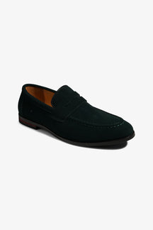 Mocassins en daim - Vert