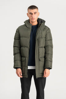 Veste polaire longue - Olive