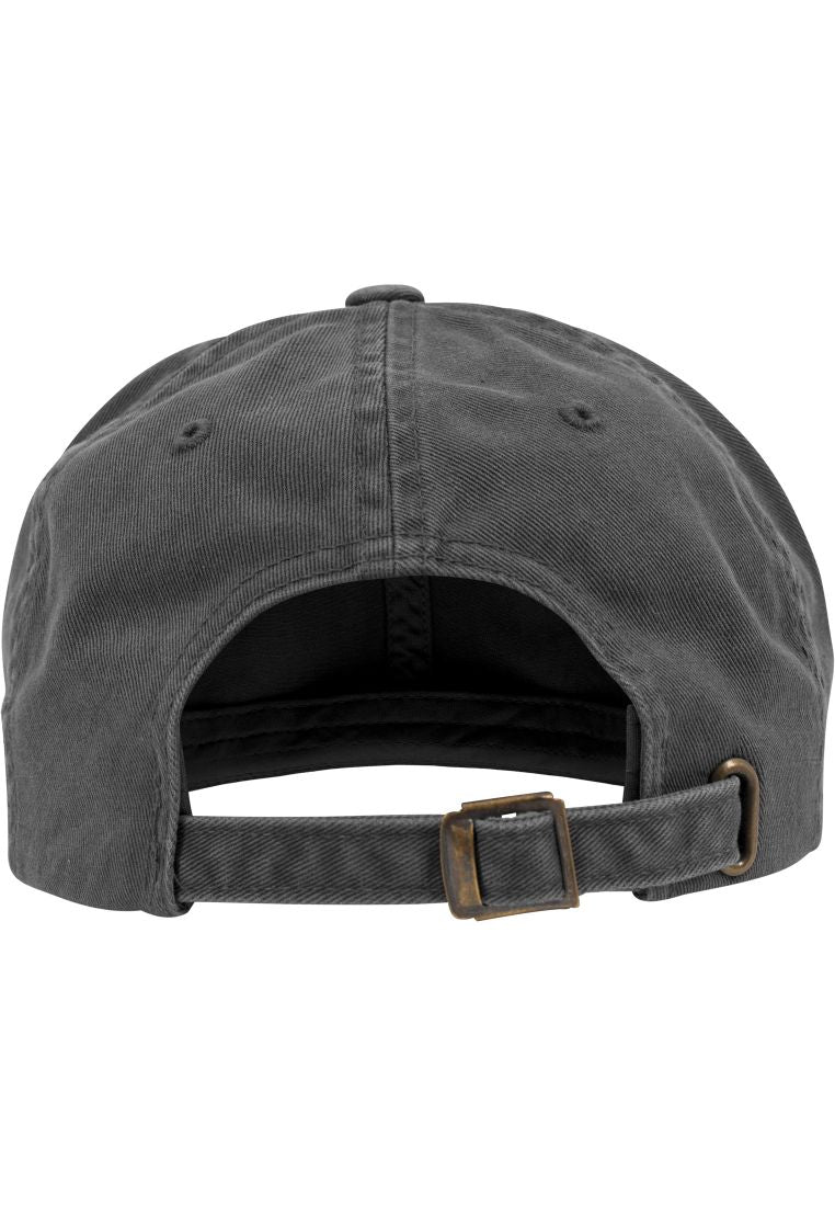 Casquette détruite à profil bas - Gris foncé