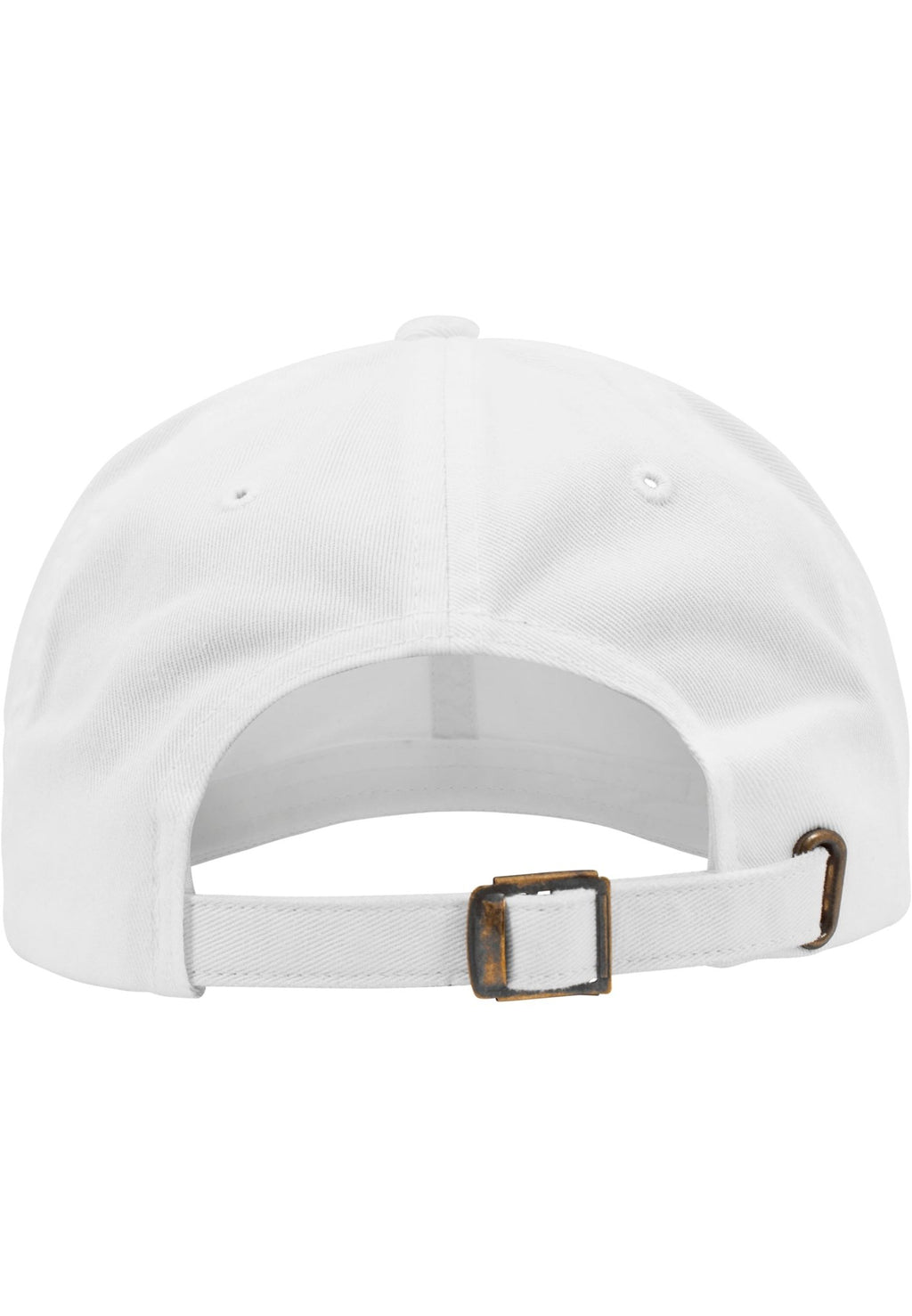 Casquette détruite à profil bas - Blanc