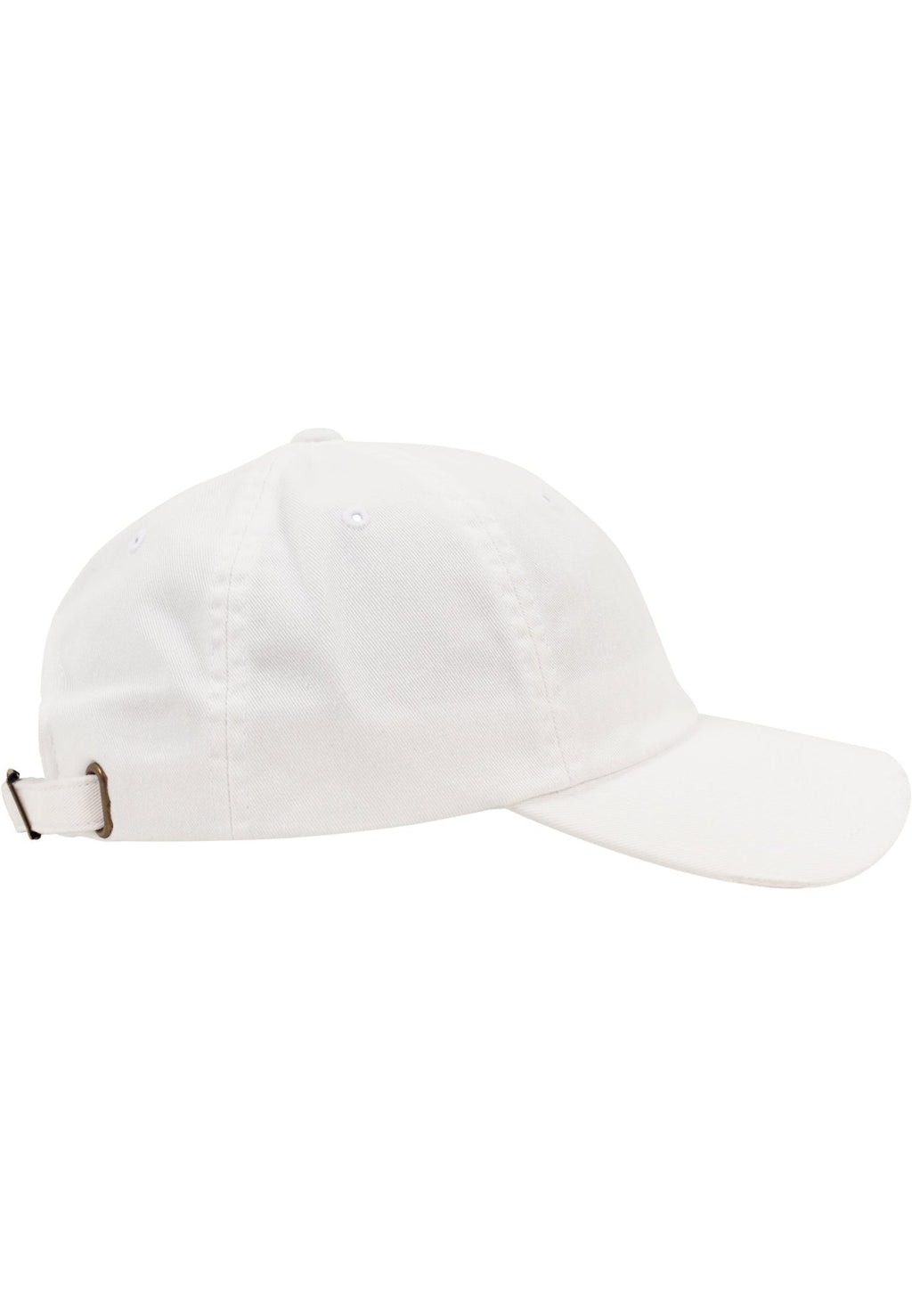 Casquette détruite à profil bas - Blanc