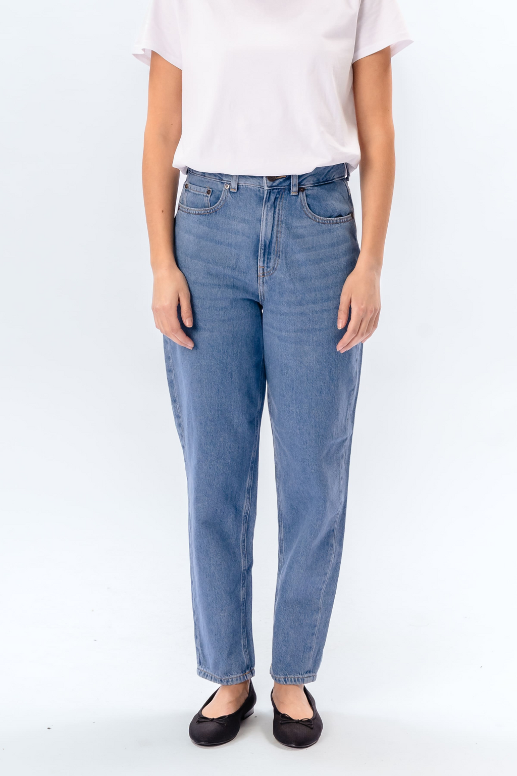 The Original Performance Mom Jeans - Denim bleu clair