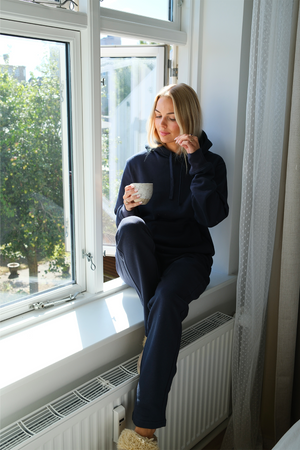 Ensemble sweat à capuche essentiel pour femme - Marine