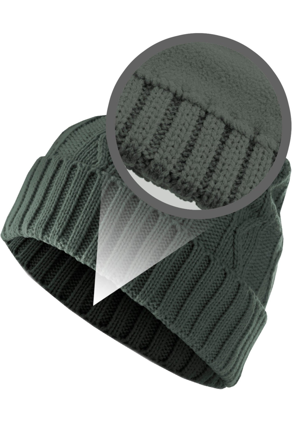 Next Beanie Cable Flap - Anthracite