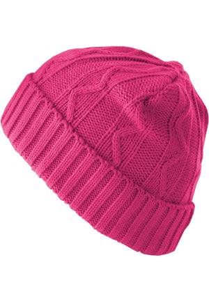 Next Beanie Cable Flap - Magenta