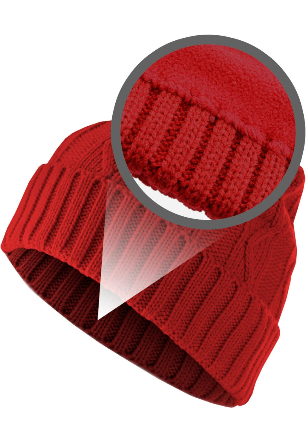 Next Beanie Cable Flap - Rouge