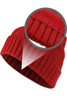 Next Beanie Cable Flap - Rouge