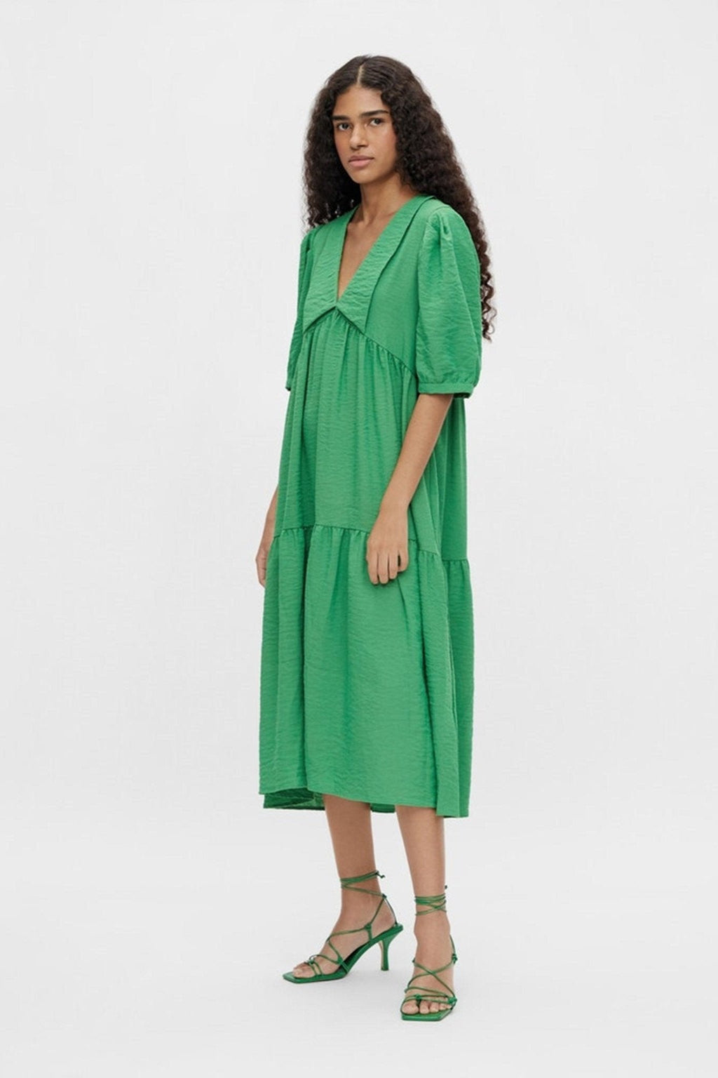 Robe longue alaia - Green d'artichauts