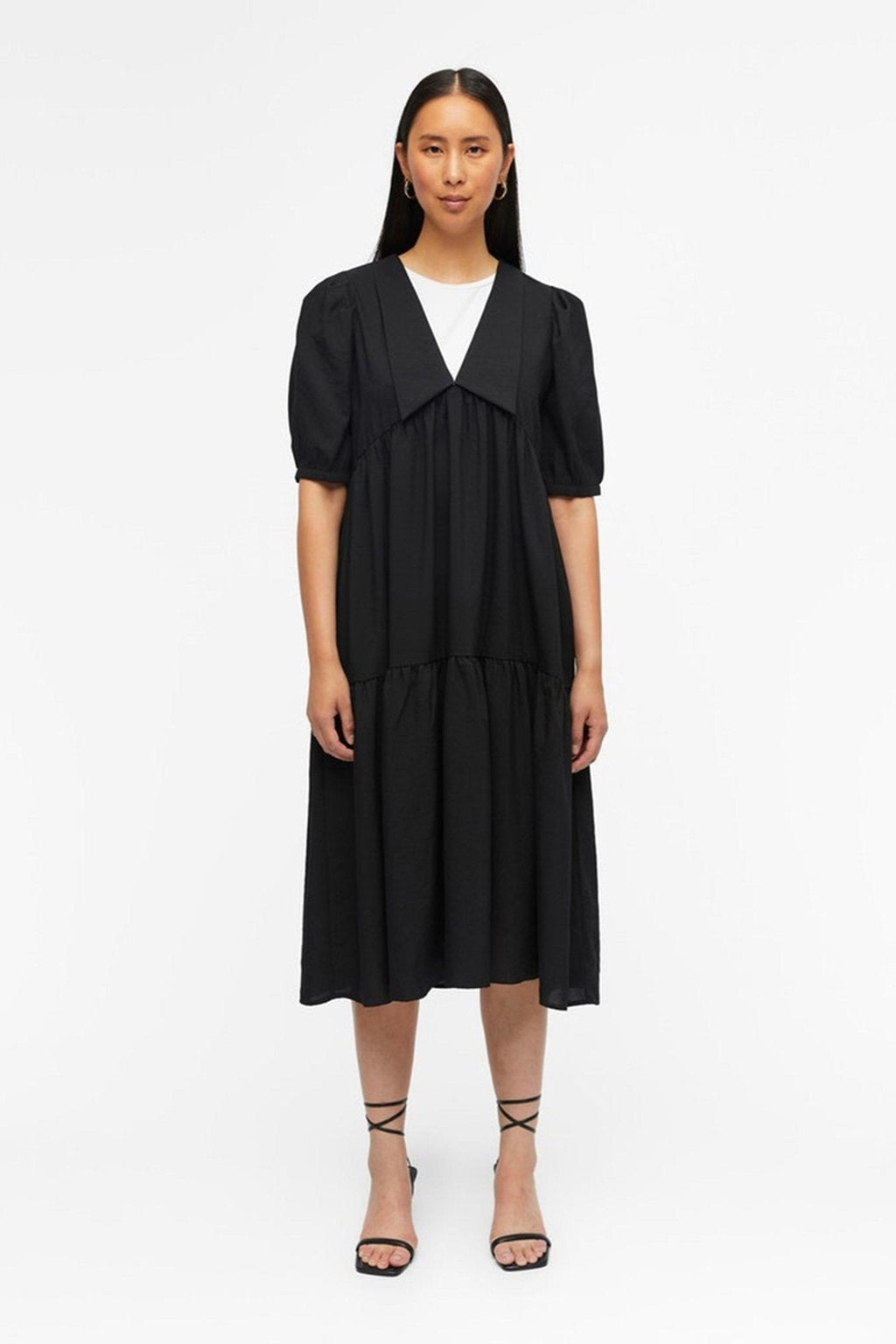 Alaia lange jurk - zwart