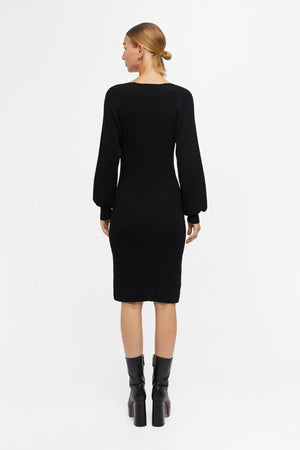 Agnes Knit Dress - Zwart