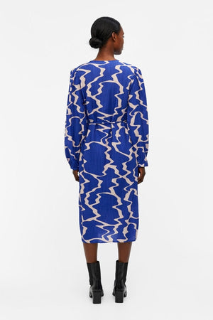 Vanja Wrap Kjole - Clematis Blue