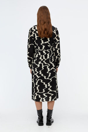 Vanja Wrap Kjole - Sort