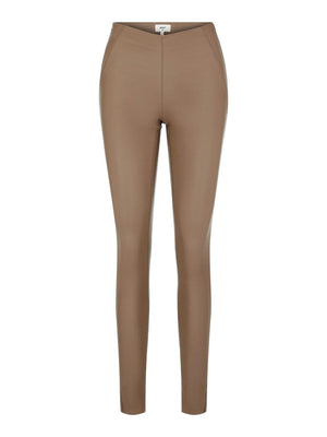 Leggings en revêtement Belle - Beige