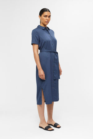 Tilda Maxi Kjole - Blue Indigo