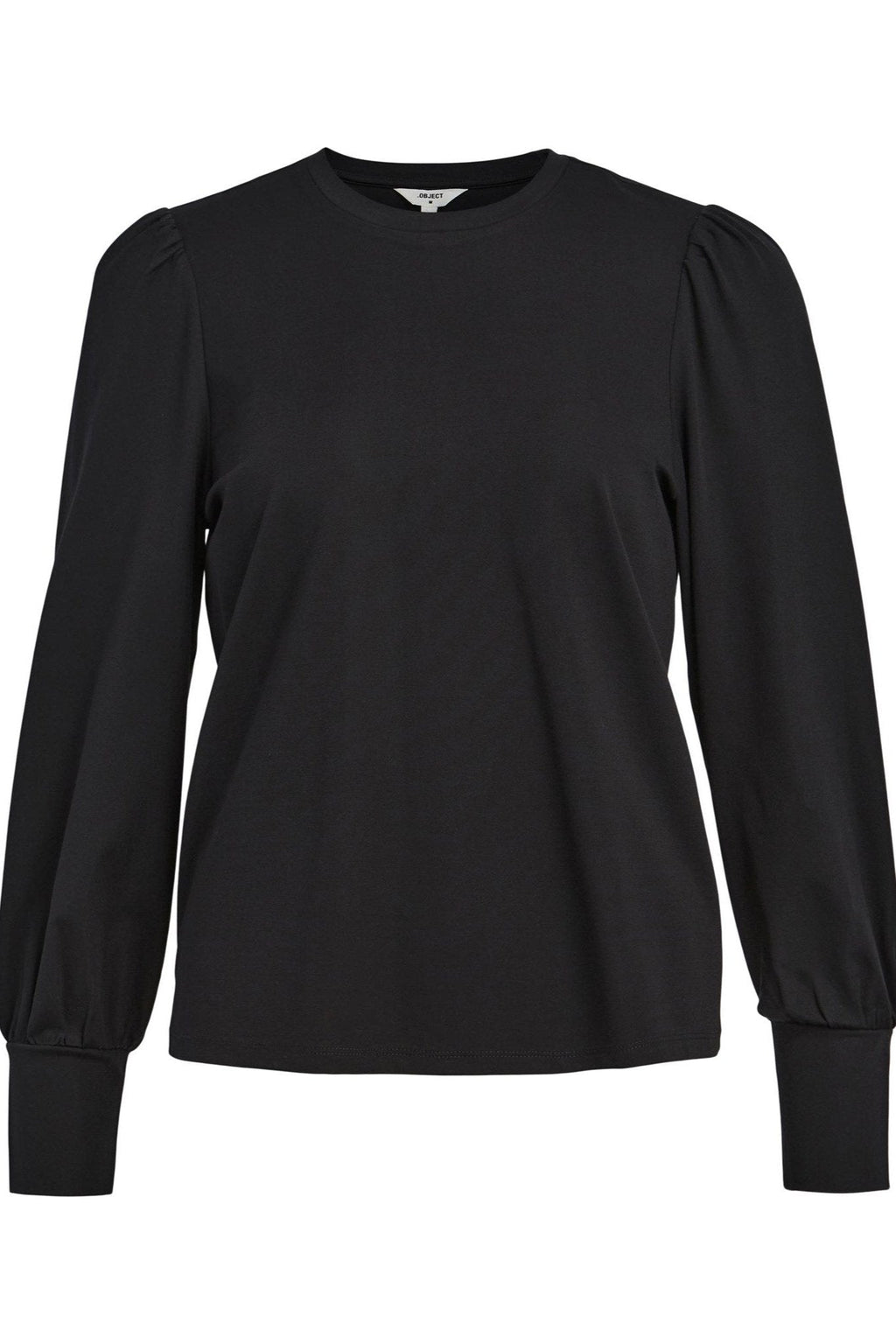 Caroline Langærmet Top - Sorteren