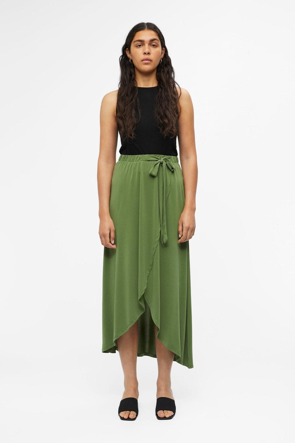 Jannie Maxi Jupe - Vineyard Green
