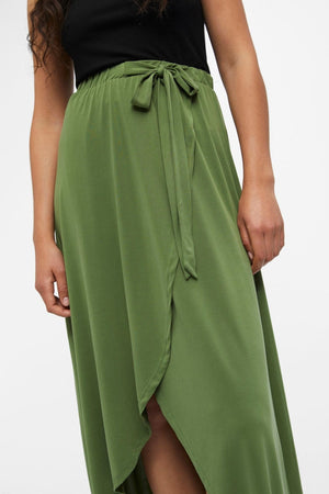 Jannie Maxi Jupe - Vineyard Green