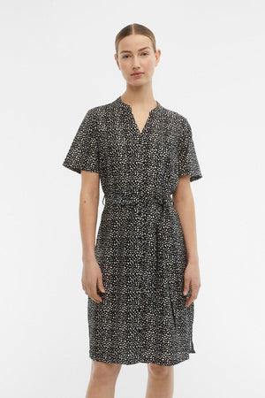 Seline Midi Kjole - Sort