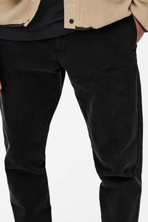 Avi Beam Chino Twill Pants - noir