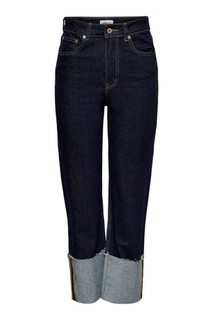 Megan High Taille Jeans - Denim Blue