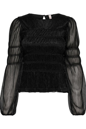 Fallon Wenda Bluse - Sort