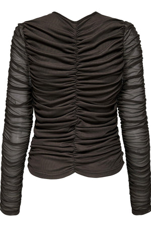 Liv Langærmet Bluse - Sort